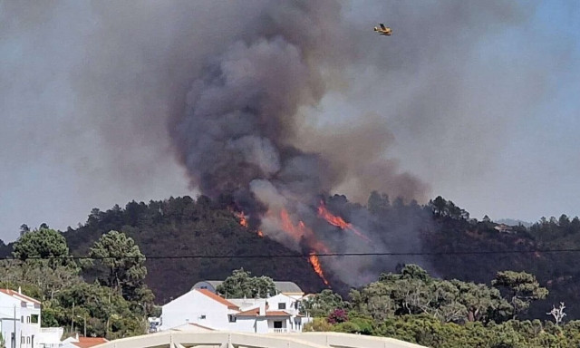 Πορτογαλία: Μεγάλη πυρκαγιά στην περιοχή Καστέλο Μπράνκο, με τον καπνό να φτάνει μέχρι τη Φάτιμα
