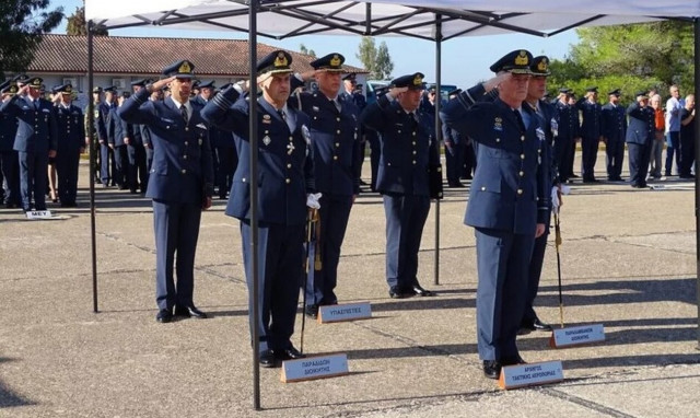 Πολεμική Αεροπορία: Τελετή παράδοσης - παραλαβής των καθηκόντων του διοικητή της 117 Πτέρυγας Μάχης