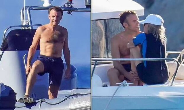 Μακρόν: Οι χλιδάτες διακοπές του Γάλλου προέδρου - Στο σκάφος αγκαλιά με την Μπριζίτ