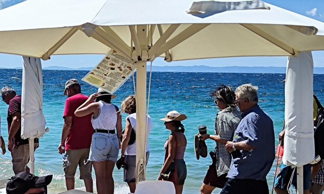 Χαλκιδική: Διαμαρτυρίες μόνιμων κατοίκων εξαιτίας της αφαίρεσης των ομπρελών τους από την παραλία