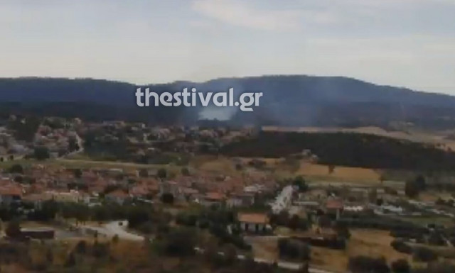 Φωτιά τώρα στην Χαλκιδική