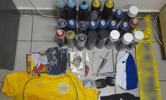 Σέρρες: Συνελήφθησαν 7  Ρουμάνοι οπαδοί στον Προμαχώνα -  Είχαν μέχρι και εξοπλισμό ξιφασκίας