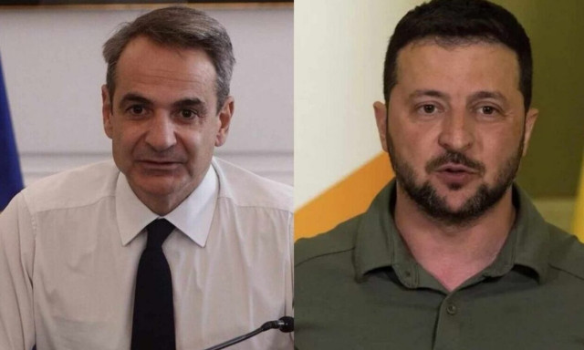 Zelensky thanks Mitsotakis 'for his personal commitment to the Ukrainian-Greek partnership'