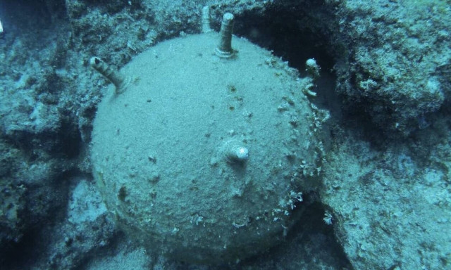 Καβάλα: Εντοπίστηκε νάρκη σε βάθος δύο μέτρων στην θαλάσσια περιοχή της Κάρυανης