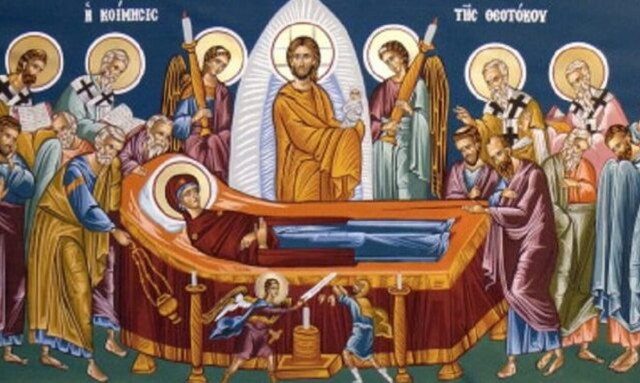 Η εορτή της Κοιμήσεως της Θεοτόκου στον Πειραιά