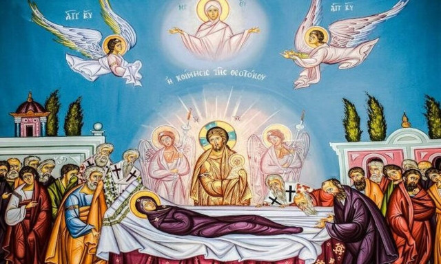 Δεκαπενταύγουστος: Πώς ερμηνεύεται η εικόνα της Κοιμήσεως της Θεοτόκου