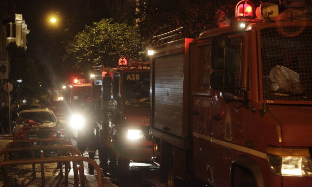 Κρήτη: Φωτιά σε γραφεία του Εργατικού Κέντρου Ηρακλείου