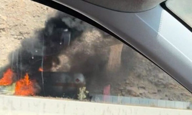 Φωτιά σε βυτιοφόρο: Άνοιξε η Παλαιά εθνική οδός Αθηνών-Κορίνθου