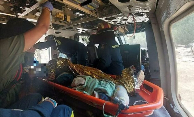 Φαράγγι της Σαμαριάς: Μάχη για τη ζωή του δίνει ο 45χρονος - «Έχει χάσει πολύ αίμα»