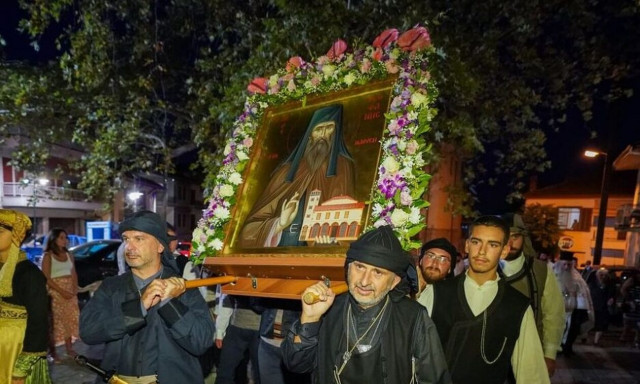 Η Νάουσα τιμά τον Πολιούχο της Όσιο Θεοφάνη τον Θαυματουργό