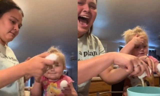 TikTok: Μητέρες σπάνε αυγά στα κεφάλια των παιδιών τους στον βωμό των likes