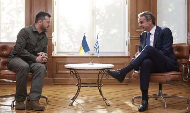 Το μήνυμα του Κυριάκου Μητσοτάκη για την επίσκεψη Ζελένσκι - «Η Ελλάδα είναι στο πλάι της Ουκρανίας»