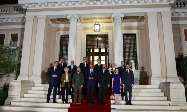 Η «Διακήρυξη των Αθηνών» για Δυτικά Βαλκάνια, Ουκρανία, Μολδαβία και ΕΕ - Εικόνες από το δείπνο