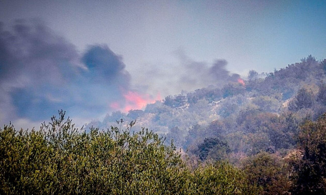 Φωτιά τώρα στο Διαλεκτό Καβάλας