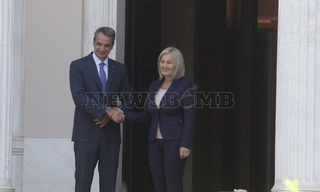 Συνάντηση Μητσοτάκη - Μποργιάνα Κρίστο - Απόψε το δείπνο των ηγετών των Δυτικών Βαλκανίων
