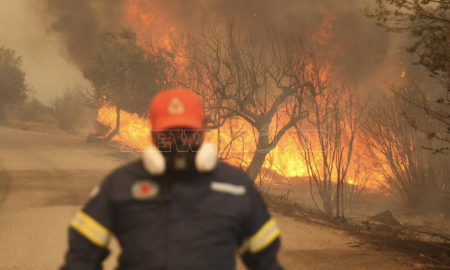 Φωτιά στην Αλεξανδρούπολη: Συγκλονιστικές οι φωτογραφίες του Newsbomb.gr από το πύρινο μέτωπο