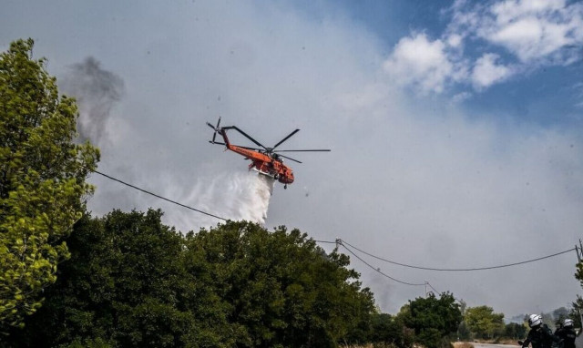 Mt. Parnitha wildfire spreads to national forest region