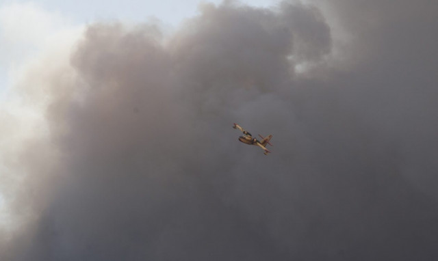 Φωτιά στον Ασπρόπυργο: Μήνυμα από το 112 για εκκένωση στο Σοφό