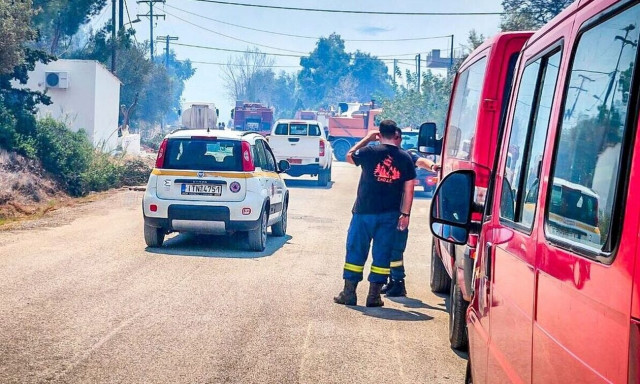 Φωτιά στη Ροδόπη: Μήνυμα 112 - «Απομακρυνθείτε προς Σάπες»