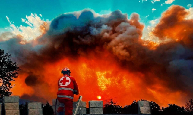Ελληνικός Ερυθρός Σταυρός: Συγκέντρωση χρημάτων και τροφίμων για τους πυρόπληκτους