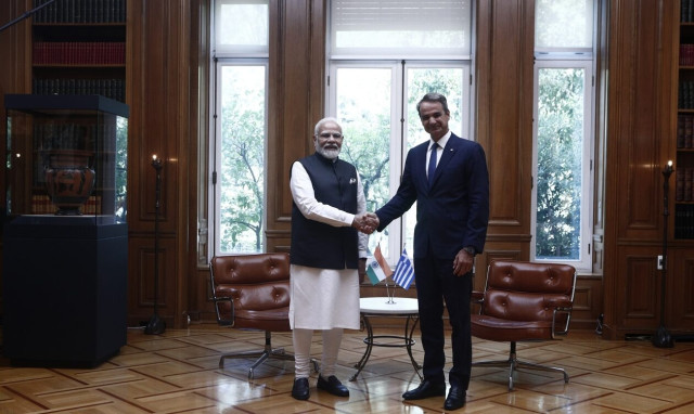 Narendra Modi says that his visit aims at the deepening of Greece-India's friendship