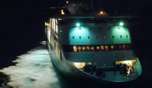 Εκπληκτική μανούβρα ακριβείας: Πλοίο 176 μέτρων δένει… σε 3 λεπτά στην Κάλυμνο