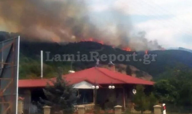 Φθιώτιδα, φωτιά 