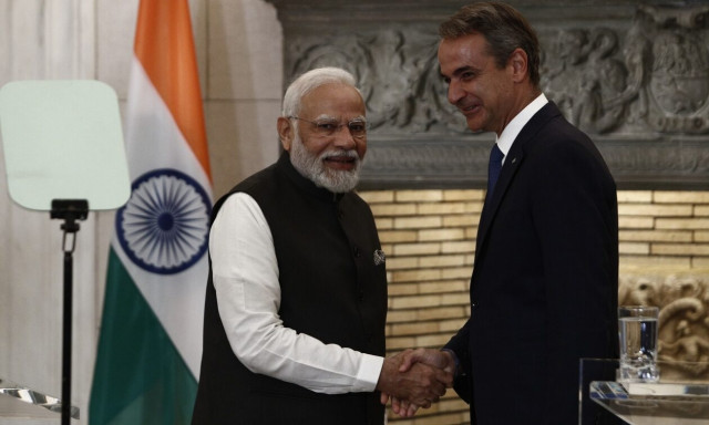 Ναρέντρα Μόντι, Κυριάκος Μητσοτάκης