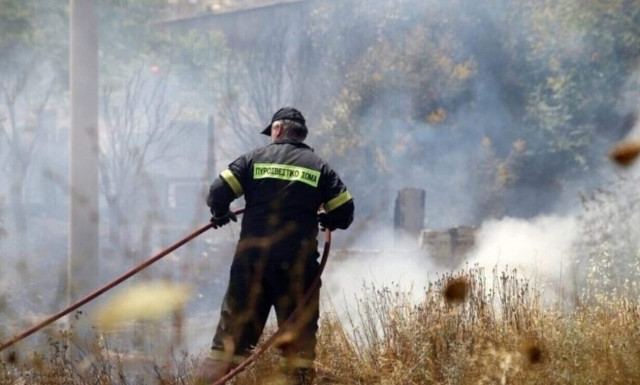 Φθιώτιδα: Φωτιά στην περιοχή Γκάτζα του δήμου Λοκρών