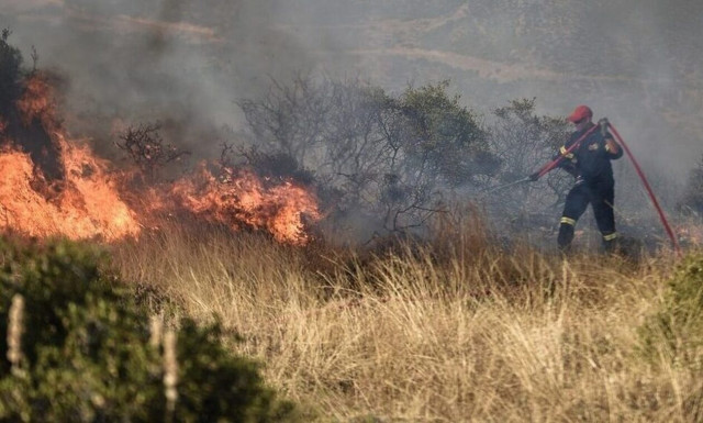 Man charged with multiple arson attempts at Avlonas is detained after testimony