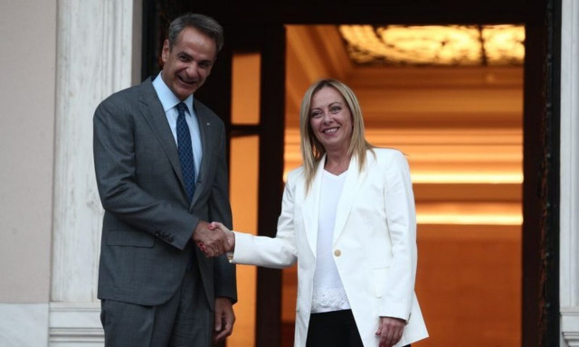 Κυριάκος Μητσοτάκης: Σε εξέλιξη η συνάντηση με την Τζόρτζια Μελόνι - Το μεταναστευτικό στο επίκεντρο