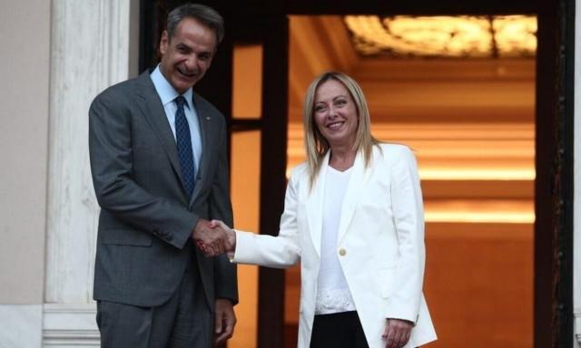 Bilateral relations, energy cooperation and migration dominate Mitsotakis-Meloni meeting
