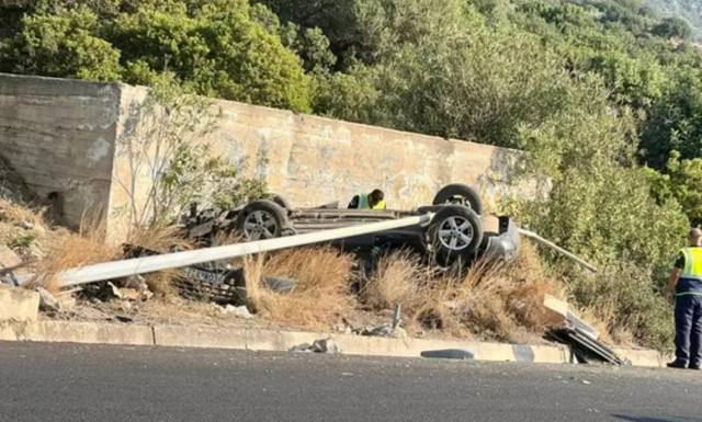 Κρήτη: Σοβαρό τροχαίο στον ΒΟΑΚ - Γλίτωσαν οι επιβάτες