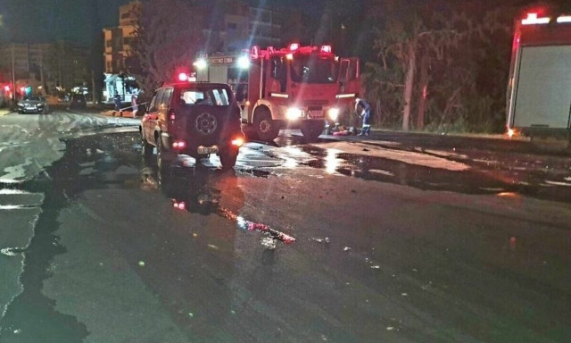 Incidents shut down section of Oulof Palme street in Ilissia