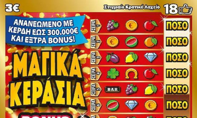 Μεγάλος νικητής του ΣΚΡΑΤΣ σε κατάστημα ΟΠΑΠ στο Άργος