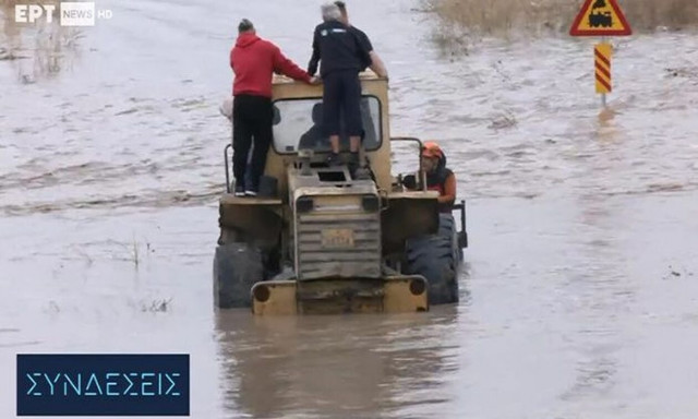 Κακοκαιρία Daniel: Απεγκλωβίστηκε ένα άτομο στο Κιλελέρ