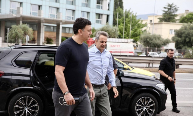 Μητσοτάκης: Σύσκεψη στο Κέντρο επιχειρήσεων της Πολιτικής Προστασίας για την κακοκαιρία Daniel