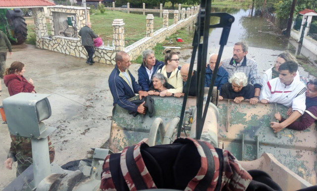 Κακοκαιρία Daniel: Μήνυμα από το 112 σε χωριά της Καρδίτσας