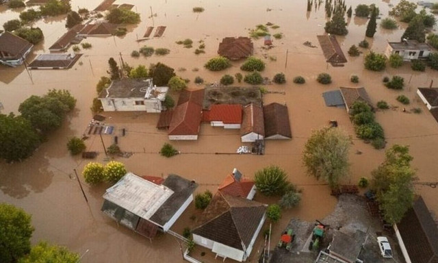 Ferry transports technicians to work on restoring power in southern Pilio and Skiathos island