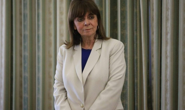 Κατερίνα Σακελλαροπούλου: «Η πατρίδα μας δοκιμάζεται από απανωτές φυσικές καταστροφές»