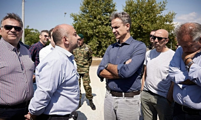 Κακοκαιρία Daniel: Έφθασε στη Θεσσαλία ο Μητσοτάκης - Ανακοινώνει μέτρα για τις πληγείσες περιοχές