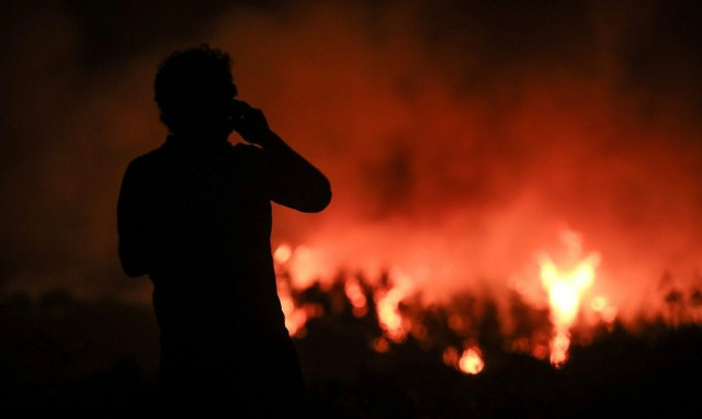 Φωτιά τώρα στις Σέρρες