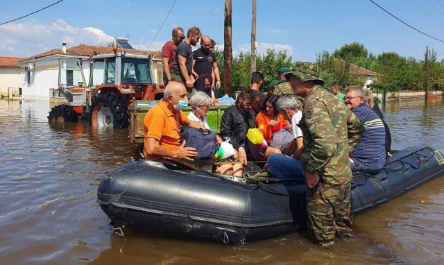 Κακοκαιρία Daniel - Aρτοποιός: Έχουν γίνει 4.500 διασώσεις στην πλημμυρισμένη Θεσσαλία