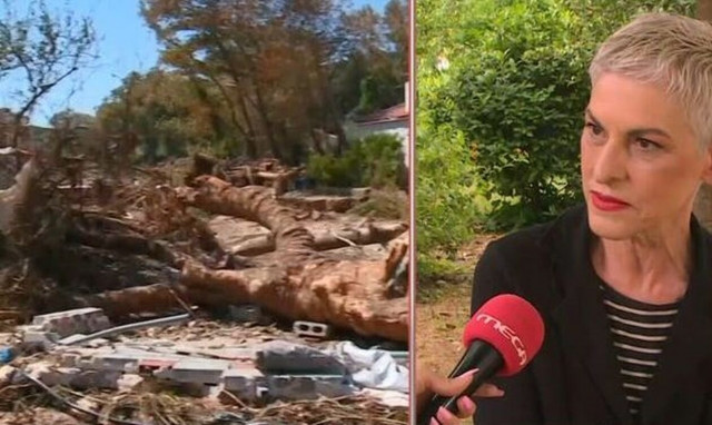 Κακοκαιρία Daniel - Ελένη Ψυχούλη: «Ένιωσα τον φόβο του θανάτου, δεν ξέρεις από που θα σου έρθει»