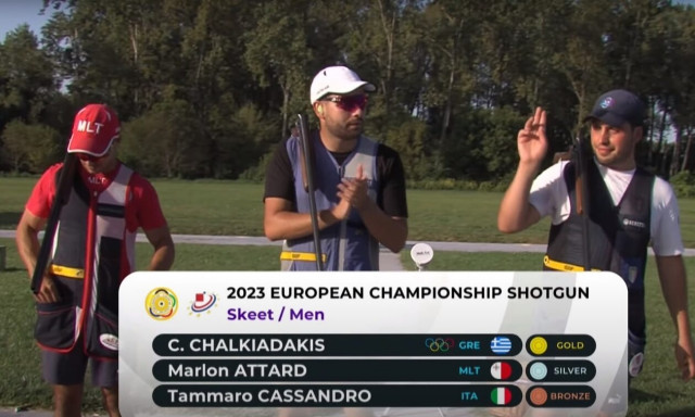 Πρωταθλητής Ευρώπης στη σκοποβολή ο Χαλκιαδάκης, προκρίθηκε στους Ολυμπιακούς Αγώνες!
