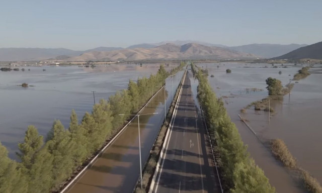 Κακοκαιρία Daniel: Η βελτιωμένη αλλά καταστροφική κατάσταση στον αυτοκινητόδρομο «Αιγαίο»