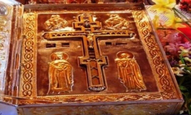 Τεμάχιο Τιμίου Ξύλου στον Ιερό Ναό Αγίων Αναργύρων Νέας Ιωνίας