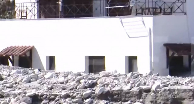 Πήλιο: Εικόνες βιβλικής καταστροφής στο Χορευτό μετά το πέρασμα της κακοκαιρίας Daniel