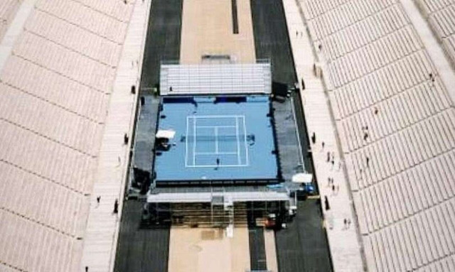 Το Καλλιμάρμαρο έτοιμο για το Davis Cup