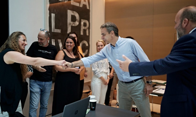 Θεσσαλονίκη: Ο Κυριάκος Μητσοτάκης έδωσε το «παρών» στις «Ημέρες Καριέρας» της ΔΥΠΑ